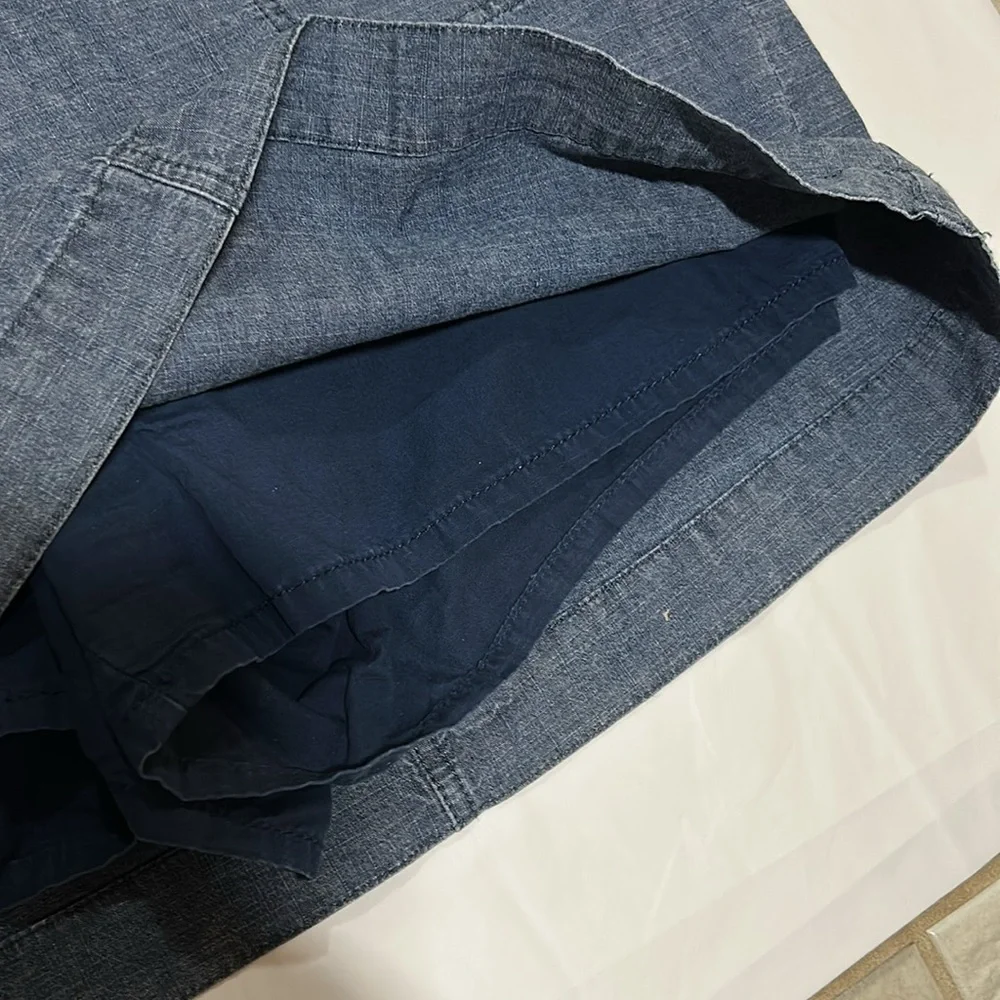 Denim Blue Skort petite. Croft & Barrow